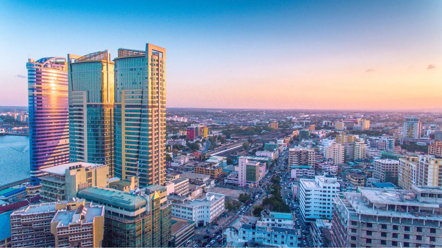 Dar es Salaam city skyline