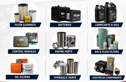Machinery Parts, Filtration & Lubricants